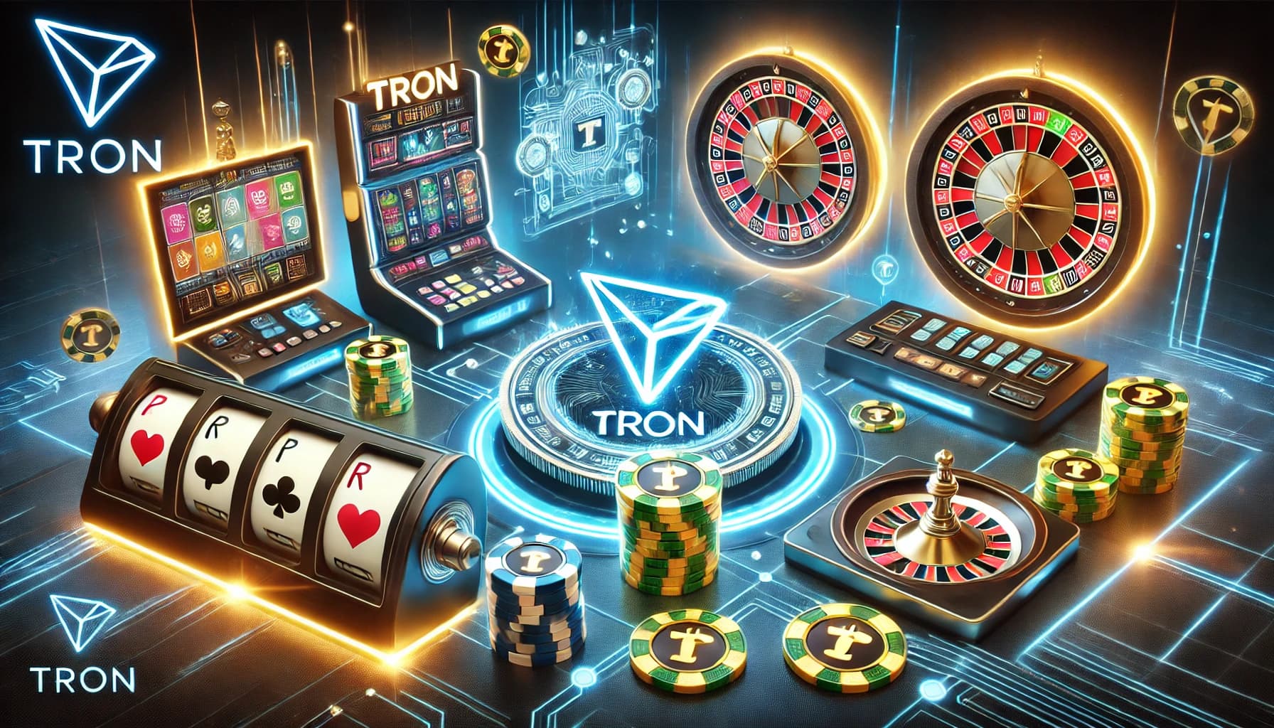 Tron cryptocurrency functions in casinos.